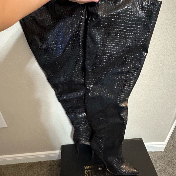 Steve Madden Winnie Harlow Over The Knee Boots - Picture 4 of 5